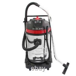 Acier inoxydable industriel 80L 3000W Aspirateur humide/sec extra puissant