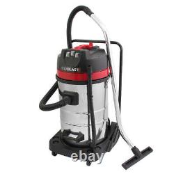 Acier inoxydable industriel 80L 3000W Aspirateur humide/sec extra puissant