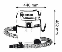 Aspirateur Filaire Professionnel Bosch Gas15l - Extracteur Mobile De Poussière Humide / Sèche