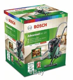 Aspirateur / Nettoyeur Et Souffleur Pour Aspirateur Bosch 20l + Accessoires Advanced Vac20
