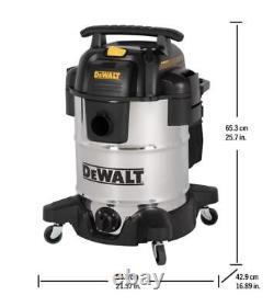 Aspirateur à sec et humide filaire DEWALT, DXV38S, 38 litres avec tuyau de 2,1 mètres