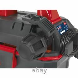 Aspirateur de garage humide et sec Sealey GV180WM 1500W 230V à montage mural