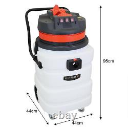 Aspirateur industriel humide/sec de 90L avec buse de sol pour nettoyage commercial de 3000W