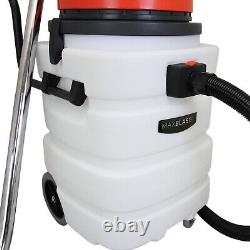 Aspirateur industriel humide/sec de 90L avec buse de sol pour nettoyage commercial de 3000W