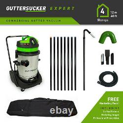 Commercial Expert Gutter Cleaning Vacuum 8 Pole Package (12m/40ft) 3300 Watt