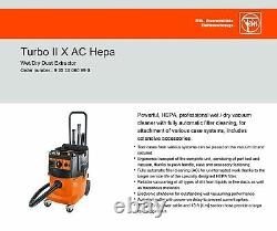 Fein Turbo II X Ac Hepa Aspirateur Avec Nettoyage Automatique Du Filtre, Humide/sec