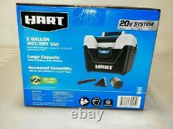 Hart 20 Volts Sans Fil 2-gallon Wet/dry Vac (batterie Non Incluse) Fête Du Père