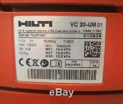 Hilti VC 20-um De Sec Et Humide Aspirateur Aspirateur Vac Contrôle Filtre Tuyau