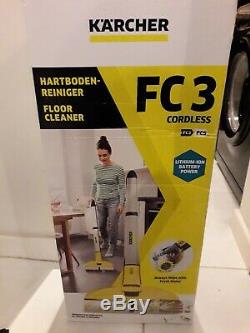 Karcher Fc3 Sans Fil Hard Floor Cleaner Jaune Rrp £ 299 Négociation