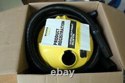 Karcher Wd2 Wet & Dry Cylinder Vacuum Cleaner Diy Accueil 1000w 240v Boîte Ouverte