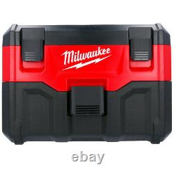 Milwaukee M18vc2 Nettoyeur À Vide Humide Et Sec 18v + 1 X 5.0ah Batterie Et Chargeur