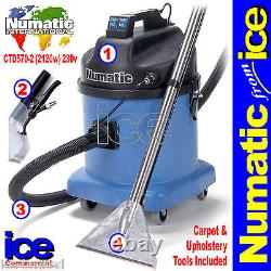 Numatique Ctd570-2 Twin Motor Spray Extraction Carpet & Valet Nettoyant Rembourrage