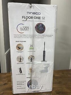 Tineco Floor One S2 Smart Cordless Wet/dry Aspirateur Nettoyeur De Sol Gris Foncé