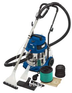 Translate this title in French: Draper 3 en 1 Shampooing Humide et Sec/Aspirateur 20L 1500W.