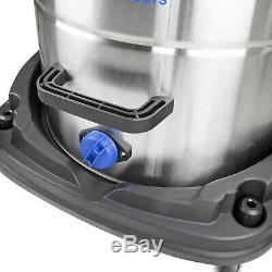 Wet & Dry Aspirateur Industriel 100l Litres Souffleur 3000w Filtre Hepa Hyundai