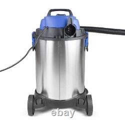 Wet & Dry Vac Industrial Vacuum Cleaner 30l Blower 1400w Prise Avant Hyvi3014